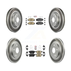 Transit Auto KGA-101201 Disc Brake Kit for 2009-2018 Toyota Corolla iM, Scion iM and More - Front and Rear