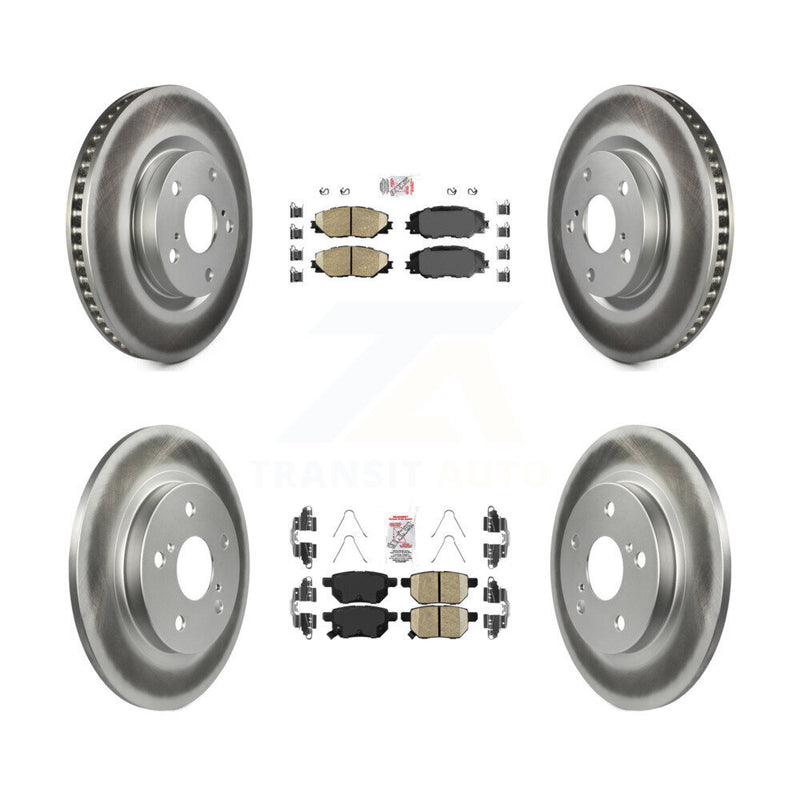 Transit Auto KGA-101201 Disc Brake Kit for 2009-2018 Toyota Corolla iM, Scion iM and More - Front and Rear