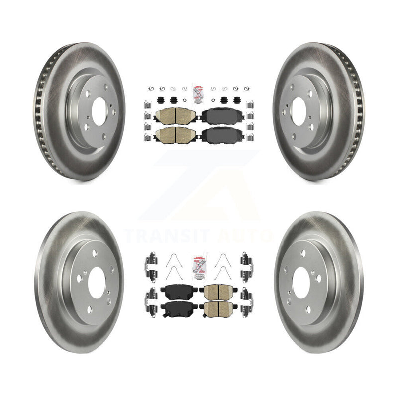 Transit Auto KGA-101202 Disc Brake Kit for 2009-2018 Toyota Corolla iM, Scion iM and More - Front and Rear