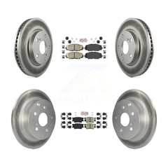 Transit Auto KGA-101203 Disc Brake Kit for 2006-2018 Toyota RAV4, Lexus HS250h - Front and Rear