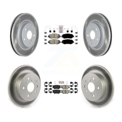 Transit Auto KGA-101206 Disc Brake Kit for 2018-2024 Toyota Camry - Front and Rear