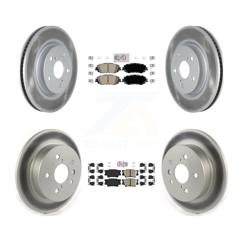 Transit Auto KGA-101207 Disc Brake Kit for 2018-2024 Toyota Camry - Front and Rear