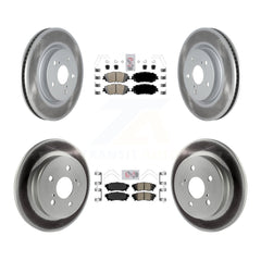 Transit Auto KGA-101212 Disc Brake Kit for 2018-2024 Toyota Camry, Lexus ES300h and More - Front and Rear