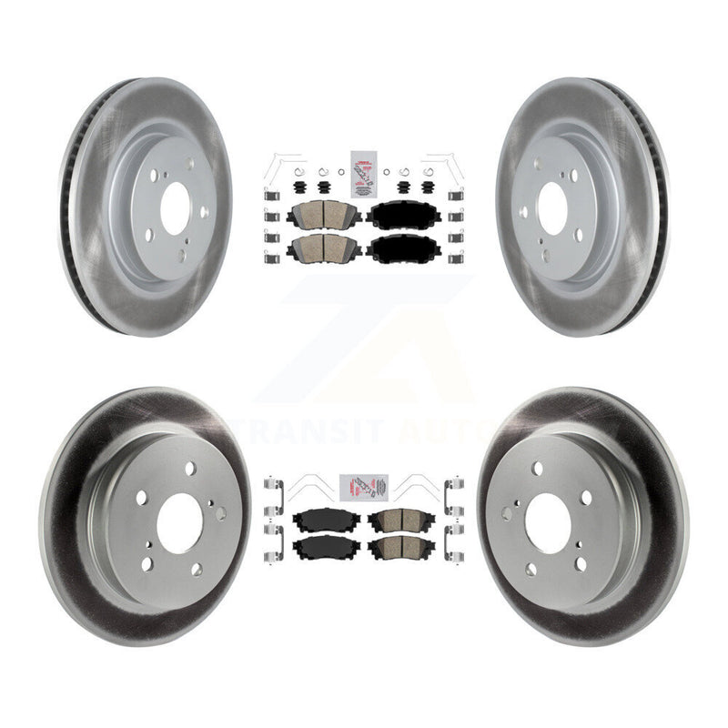 Transit Auto KGA-101212 Disc Brake Kit for 2018-2024 Toyota Camry, Lexus ES300h and More - Front and Rear