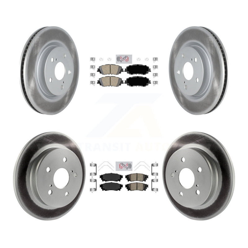 Transit Auto KGA-101213 Disc Brake Kit for 2018-2024 Toyota Camry, Lexus ES300h and More - Front and Rear