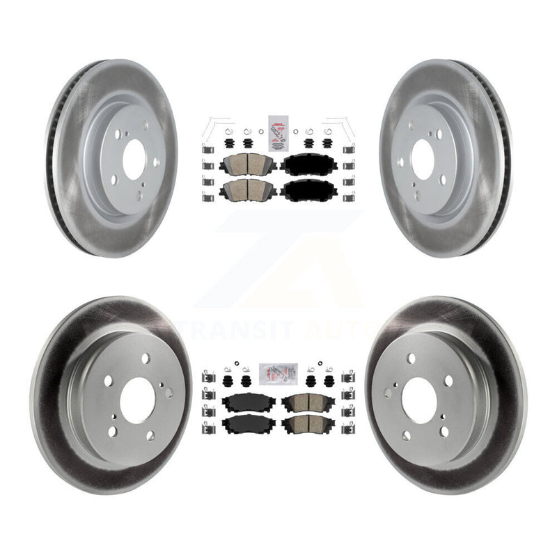 Transit Auto KGA-101220 Disc Brake Kit for 2018-2024 Toyota Camry, Lexus ES300h and More - Front and Rear