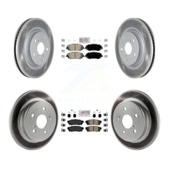 Transit Auto KGA-101221 Disc Brake Kit for 2018-2024 Toyota Camry, Lexus ES300h and More - Front and Rear