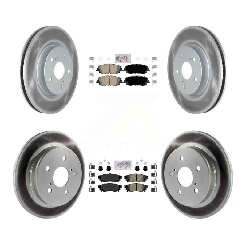 Transit Auto KGA-101221 Disc Brake Kit for 2018-2024 Toyota Camry, Lexus ES300h and More - Front and Rear