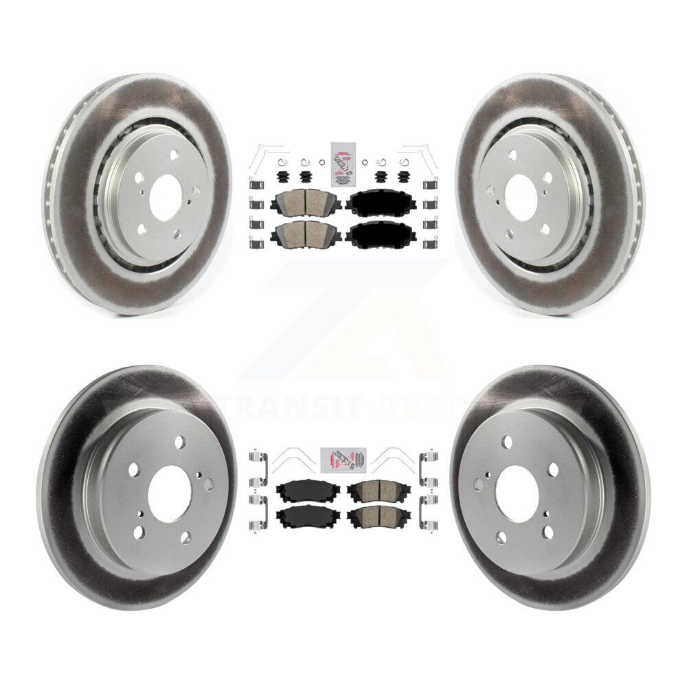 Transit Auto KGA-101226 Disc Brake Kit for 2020 Toyota Camry - Front and Rear
