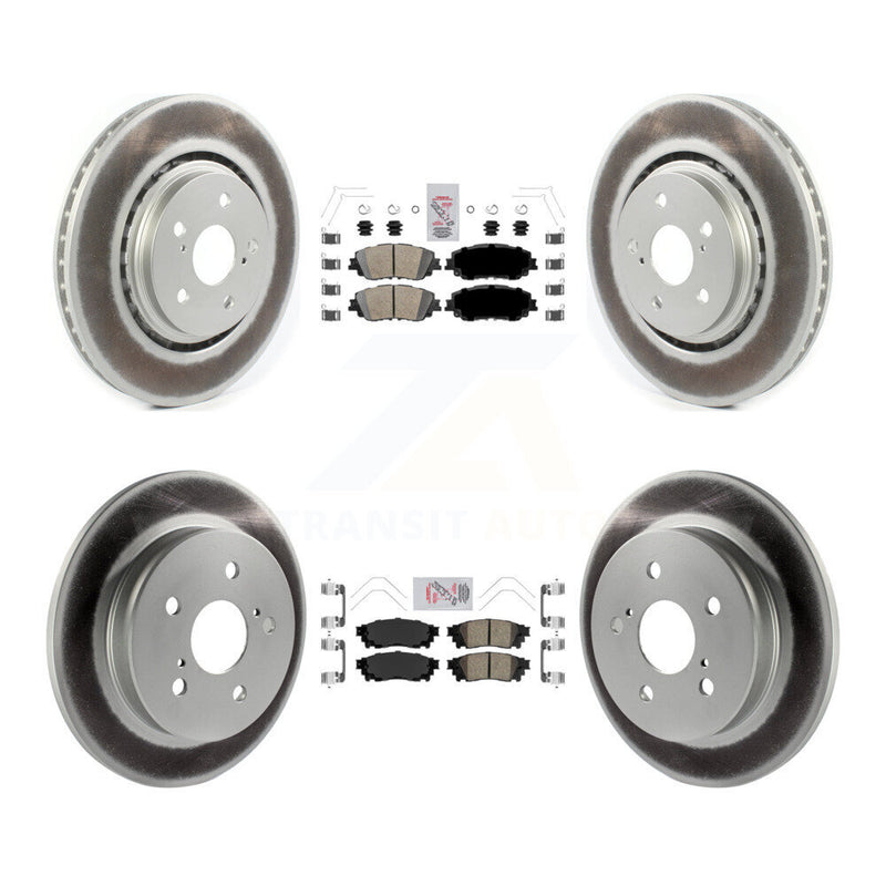 Transit Auto KGA-101226 Disc Brake Kit for 2020 Toyota Camry - Front and Rear