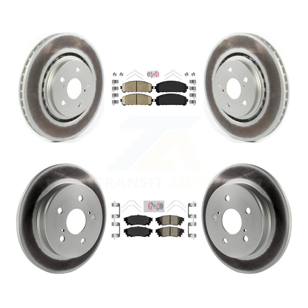 Transit Auto KGA-101227 Disc Brake Kit for 2020-2023 Toyota Camry, Toyota Avalon - Front and Rear