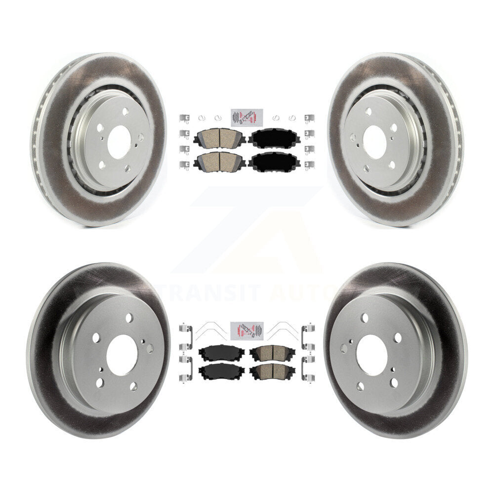 Transit Auto KGA-101228 Disc Brake Kit for 2020 Toyota Camry - Front and Rear