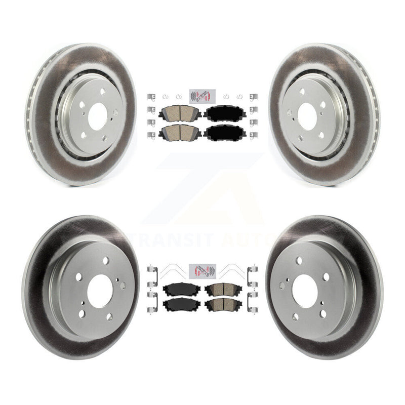 Transit Auto KGA-101228 Disc Brake Kit for 2020 Toyota Camry - Front and Rear