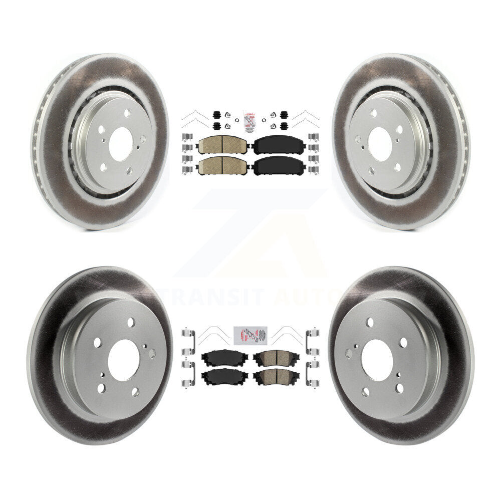 Transit Auto KGA-101229 Disc Brake Kit for 2020-2023 Toyota Camry, Toyota Avalon - Front and Rear
