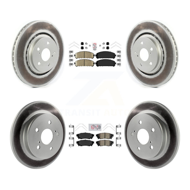 Transit Auto KGA-101229 Disc Brake Kit for 2020-2023 Toyota Camry, Toyota Avalon - Front and Rear