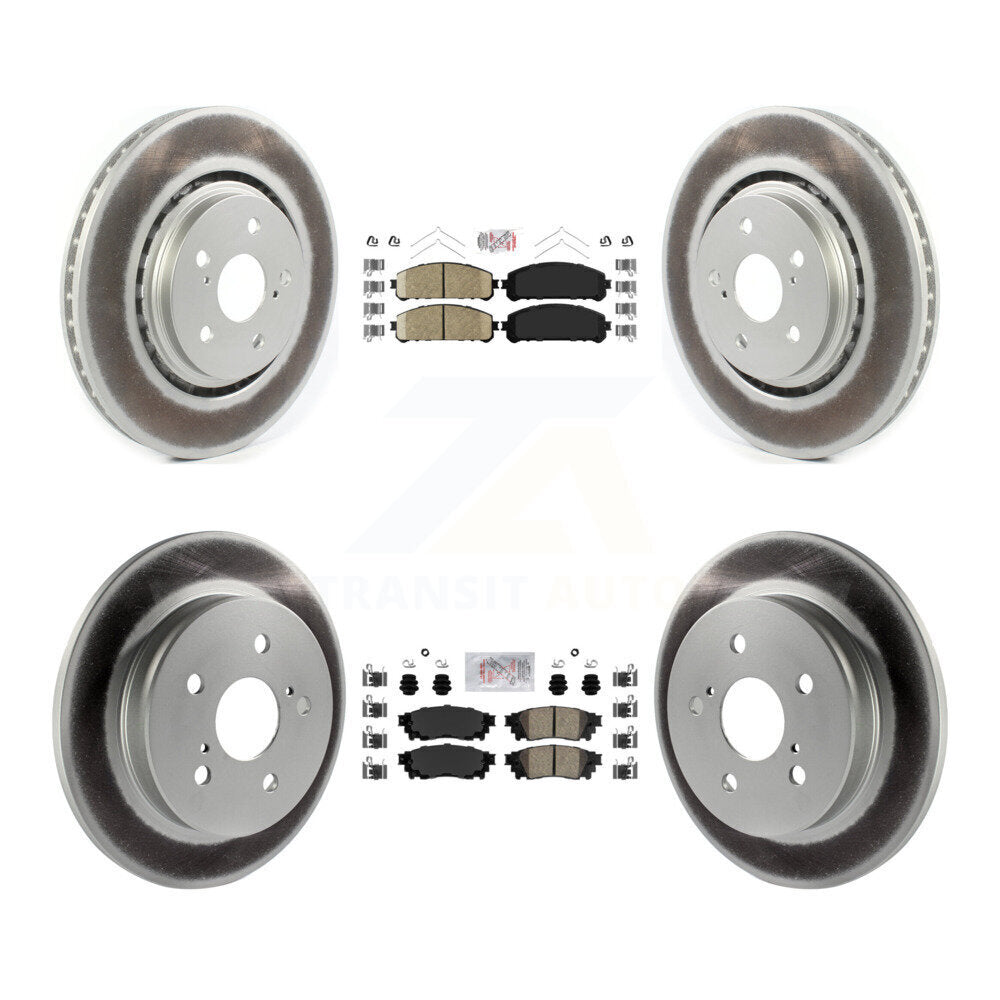 Transit Auto KGA-101235 Disc Brake Kit for 2020-2023 Toyota Camry, Toyota Avalon - Front and Rear