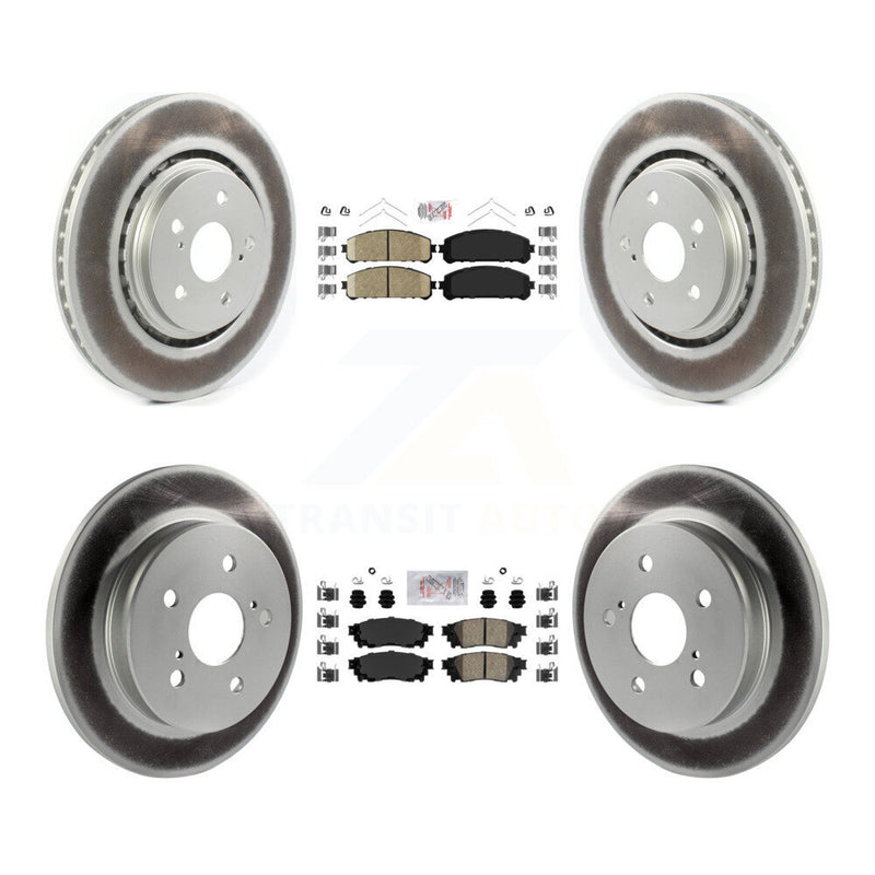 Transit Auto KGA-101235 Disc Brake Kit for 2020-2023 Toyota Camry, Toyota Avalon - Front and Rear
