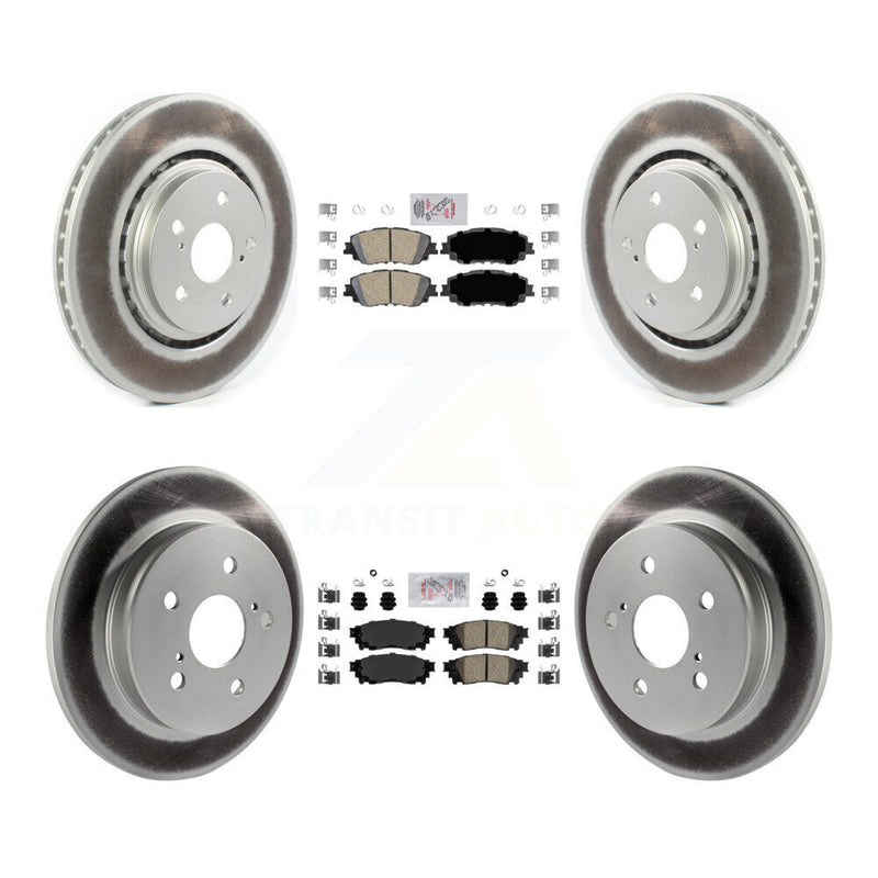 Transit Auto KGA-101236 Disc Brake Kit for 2020 Toyota Camry - Front and Rear