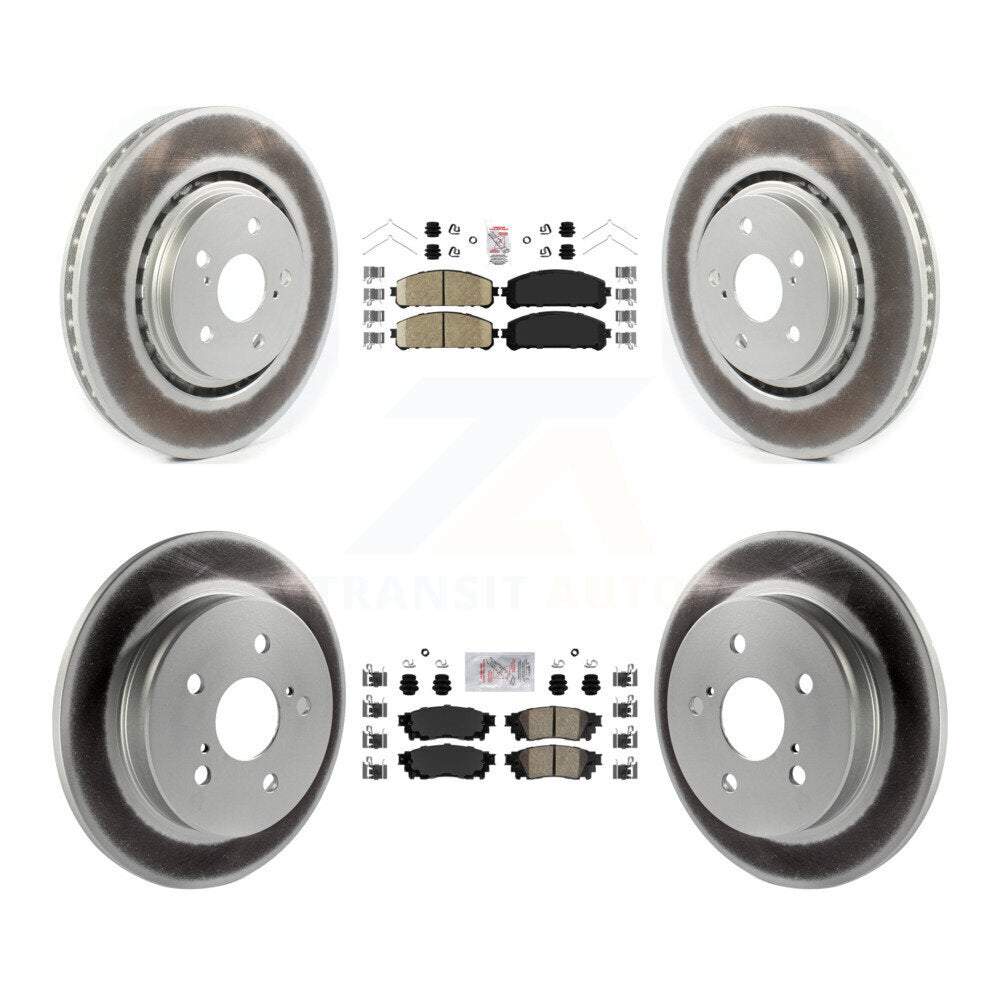 Transit Auto KGA-101237 Disc Brake Kit for 2020-2023 Toyota Camry, Toyota Avalon - Front and Rear