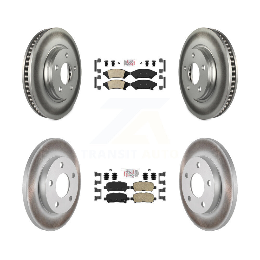 Transit Auto KGA-101244 Disc Brake Kit for 2004-2009 Buick Allure, Buick LaCrosse, Pontiac Grand Prix - Front and Rear