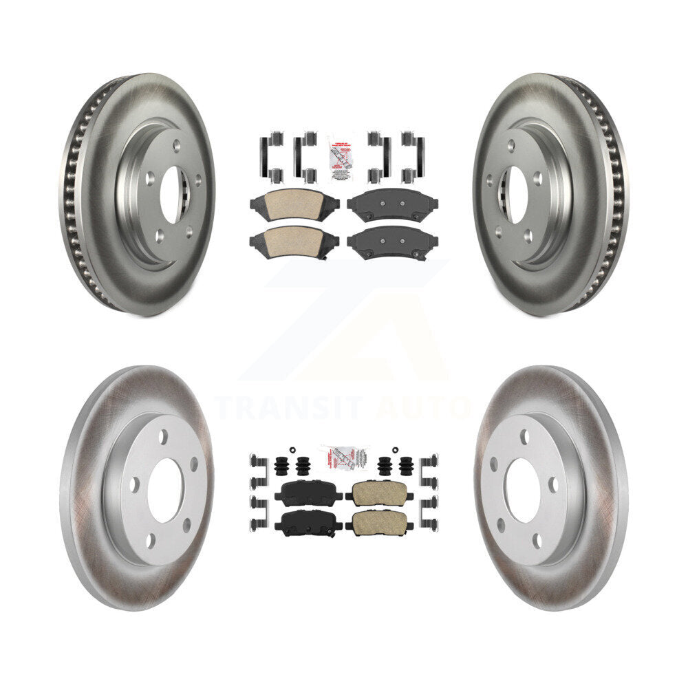 Transit Auto KGA-101245 Disc Brake Kit for 2004-2009 Buick Allure, Buick LaCrosse, Pontiac Grand Prix - Front and Rear