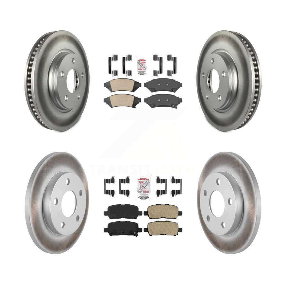 Transit Auto KGA-101247 Disc Brake Kit for 2004-2009 Buick Allure, Buick LaCrosse, Pontiac Grand Prix - Front and Rear