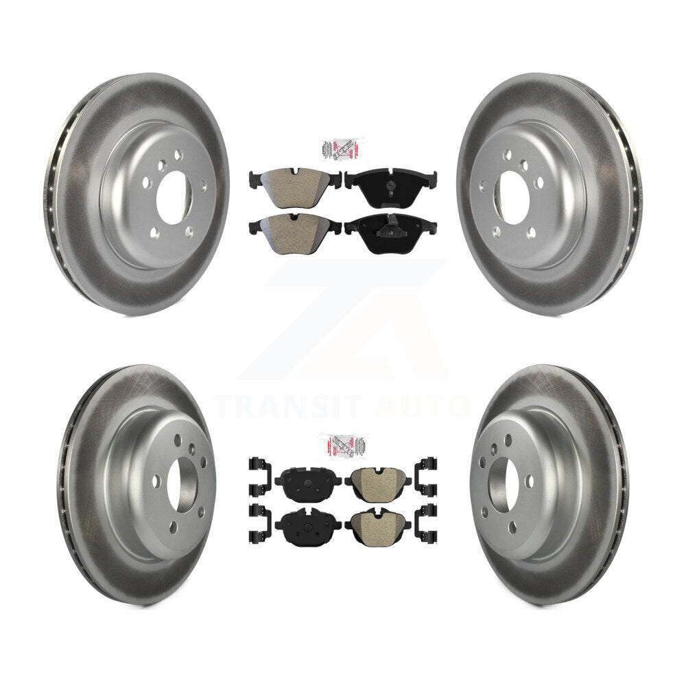 Transit Auto KGA-101252 Disc Brake Kit for 2011-2016 BMW 535d, BMW 535d xDrive and More - Front and Rear