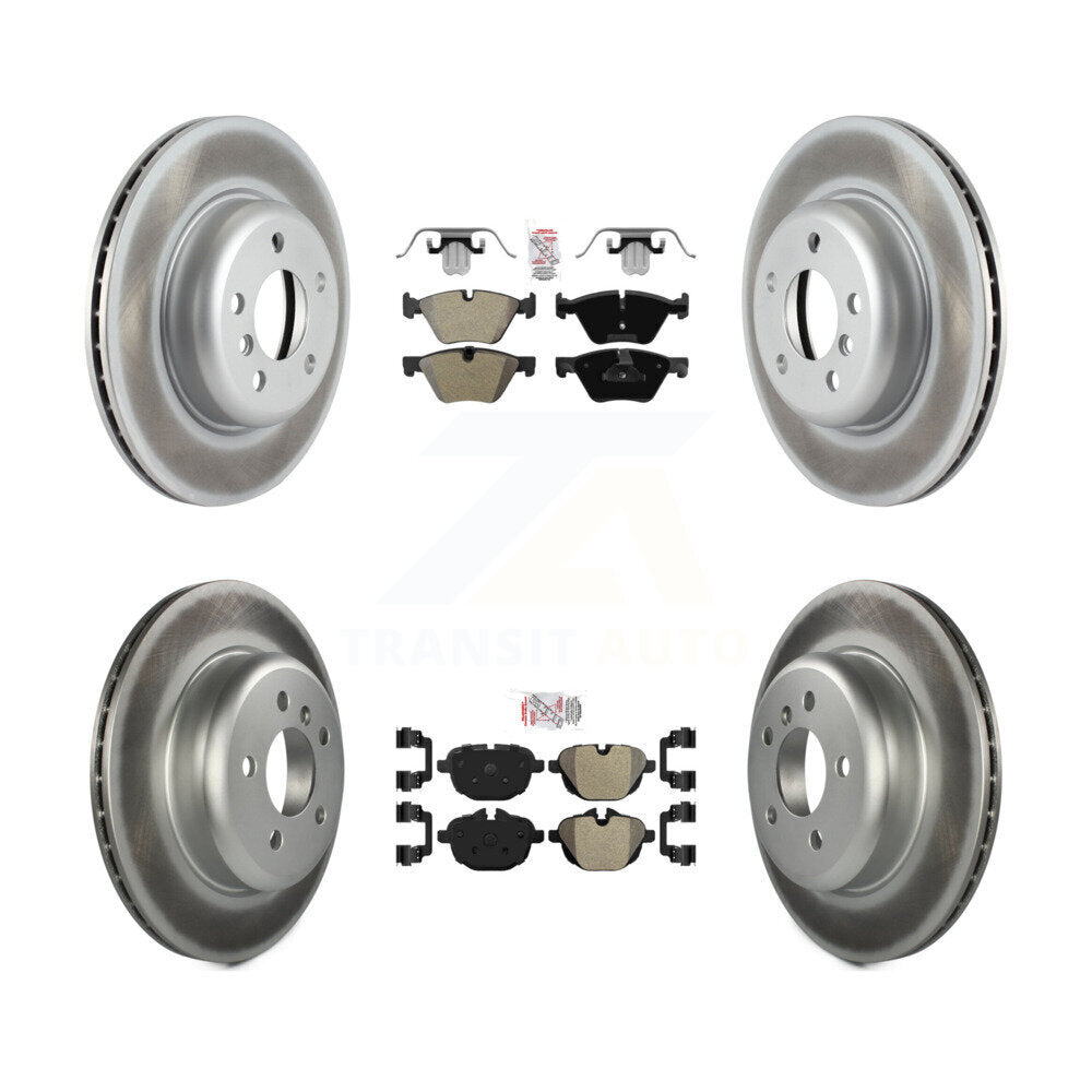 Transit Auto KGA-101253 Disc Brake Kit for 2011-2016 BMW 528i xDrive, BMW 528i - Front and Rear