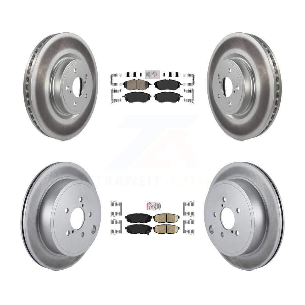 Transit Auto KGA-101256 Disc Brake Kit for 2010-2014 Subaru Legacy, Subaru Outback - Front and Rear