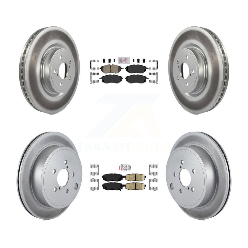 Transit Auto KGA-101256 Disc Brake Kit for 2010-2014 Subaru Legacy, Subaru Outback - Front and Rear