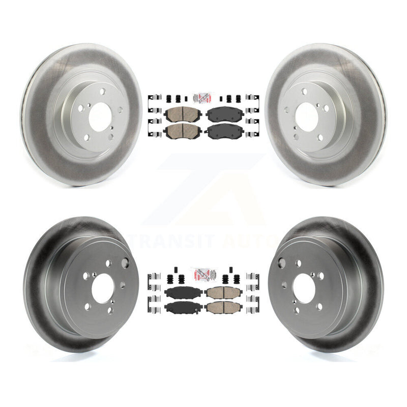 Transit Auto KGA-101259 Disc Brake Kit for 2008-2013 Subaru WRX, Subaru Legacy and More - Front and Rear