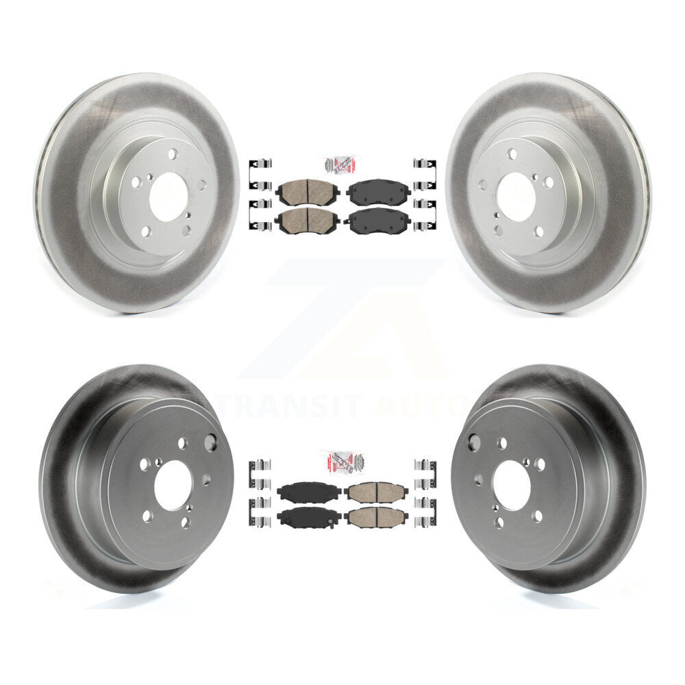 Transit Auto KGA-101260 Disc Brake Kit for 2008-2013 Subaru WRX, Subaru Legacy and More - Front and Rear