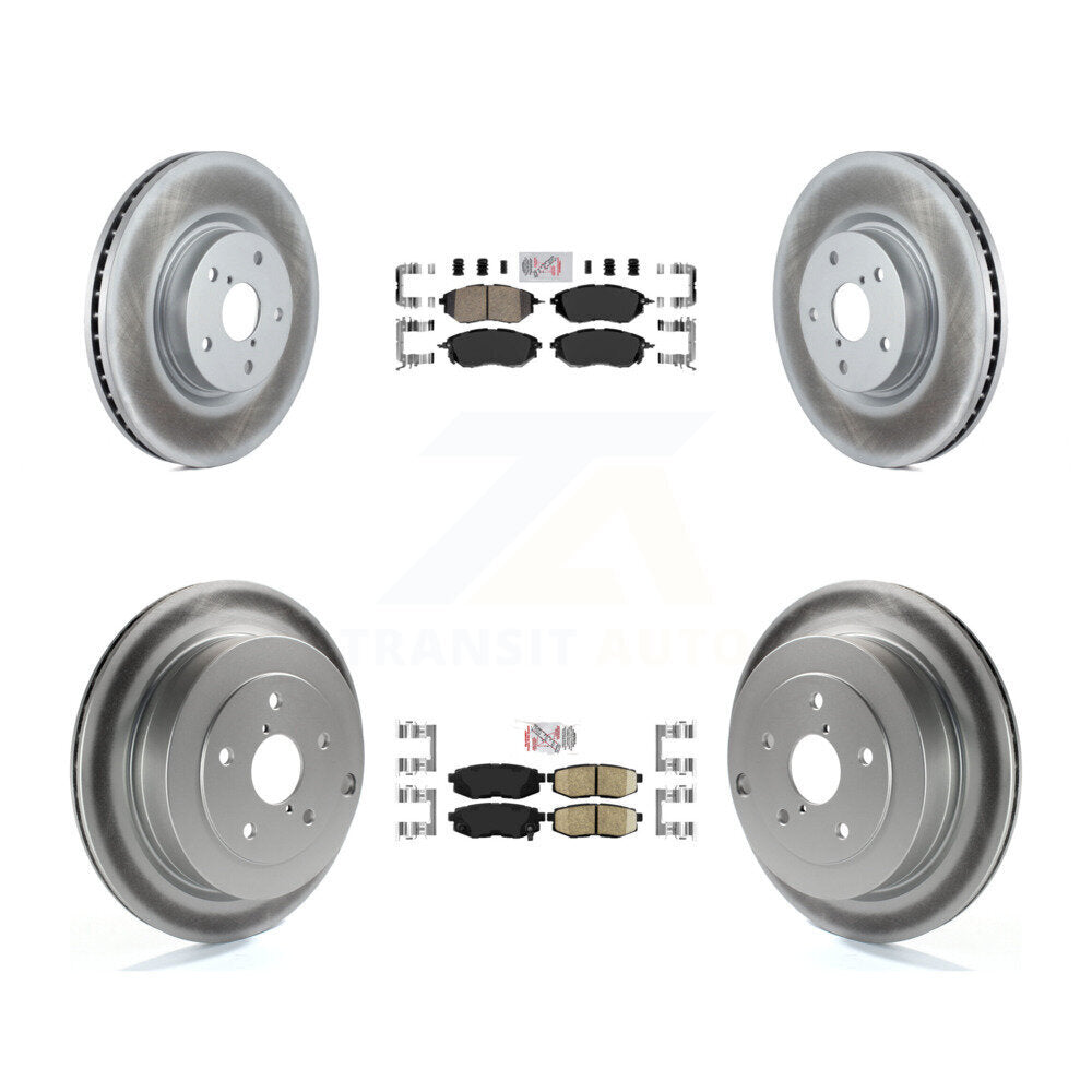 Transit Auto KGA-101262 Disc Brake Kit for 2006-2014 Subaru Tribeca, Subaru B9 Tribeca - Front and Rear