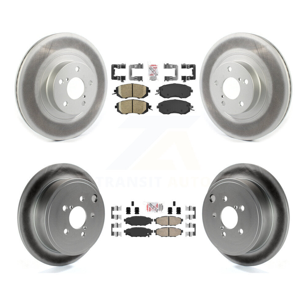 Transit Auto KGA-101265 Disc Brake Kit for 2011-2014 Subaru Impreza, Subaru Legacy and More - Front and Rear