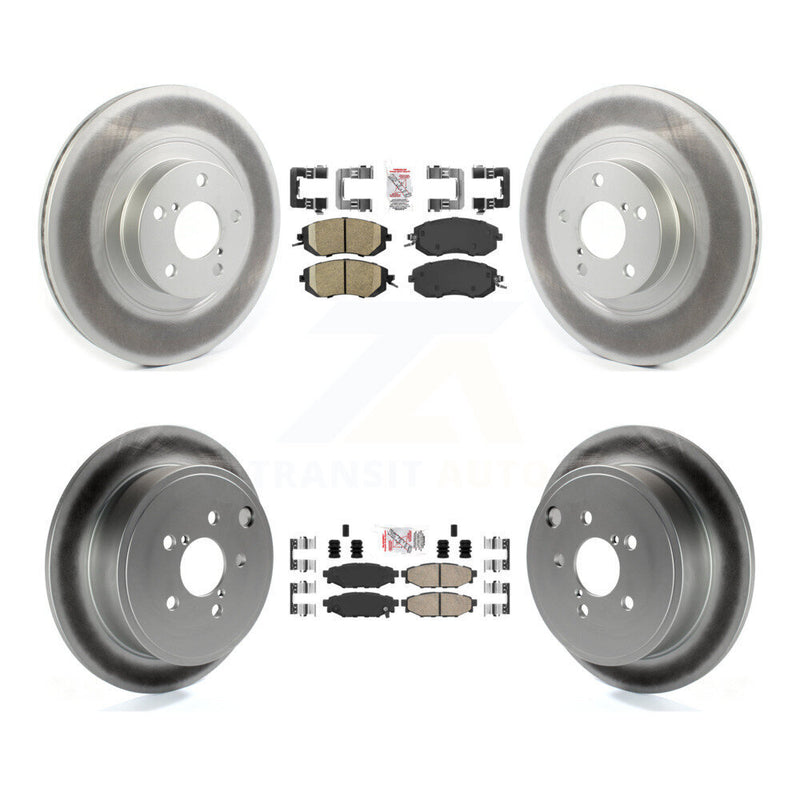 Transit Auto KGA-101265 Disc Brake Kit for 2011-2014 Subaru Impreza, Subaru Legacy and More - Front and Rear