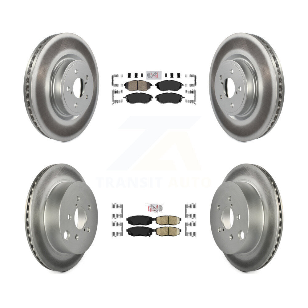 Transit Auto KGA-101268 Disc Brake Kit for 2014-2018 Subaru Forester - Front and Rear