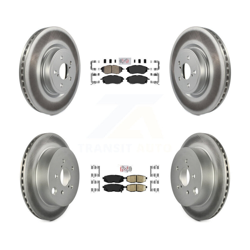 Transit Auto KGA-101268 Disc Brake Kit for 2014-2018 Subaru Forester - Front and Rear