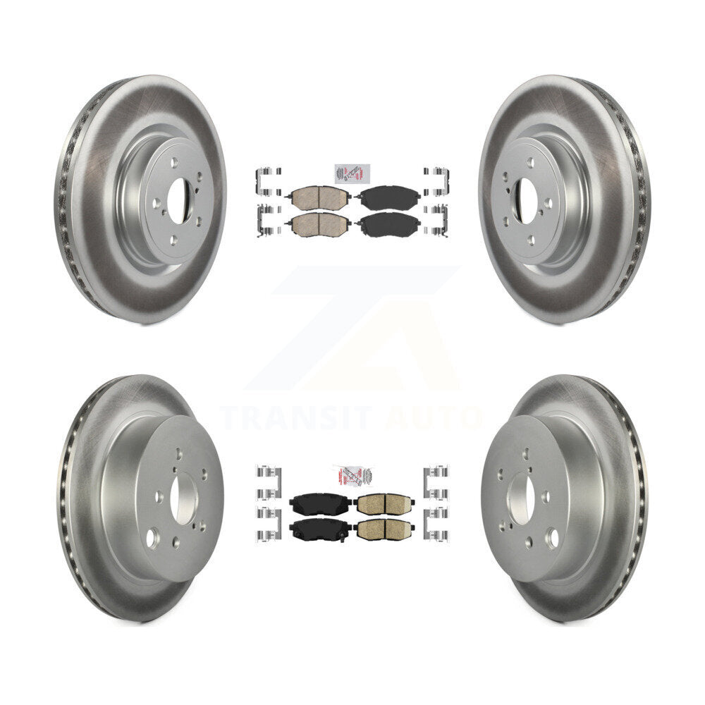 Transit Auto KGA-101269 Disc Brake Kit for 2014-2018 Subaru Forester - Front and Rear