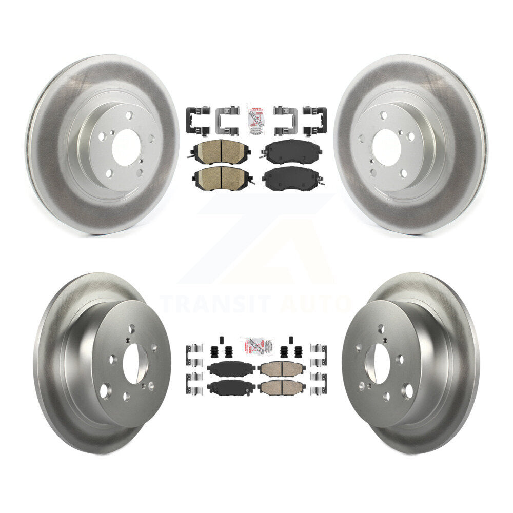 Transit Auto KGA-101270 Disc Brake Kit for 2013-2018 Subaru Crosstrek, Subaru Forester, Subaru XV Crosstrek - Front and Rear