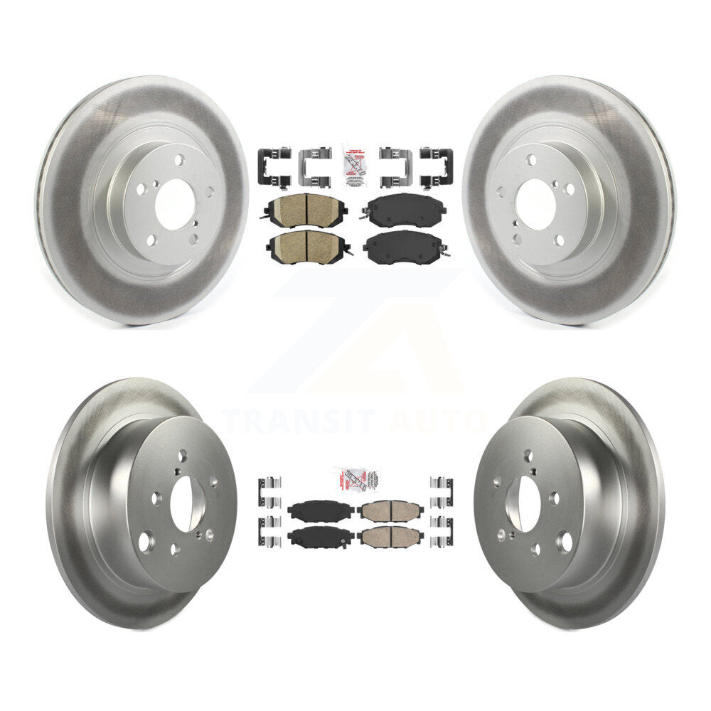 Transit Auto KGA-101271 Disc Brake Kit for 2013-2018 Subaru Crosstrek, Subaru Forester, Subaru XV Crosstrek - Front and Rear