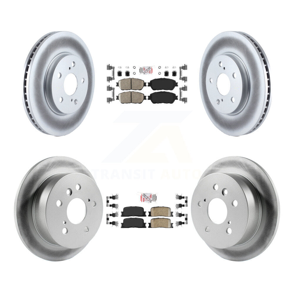Transit Auto KGA-101280 Disc Brake Kit for 2002-2003 Lexus ES300 - Front and Rear