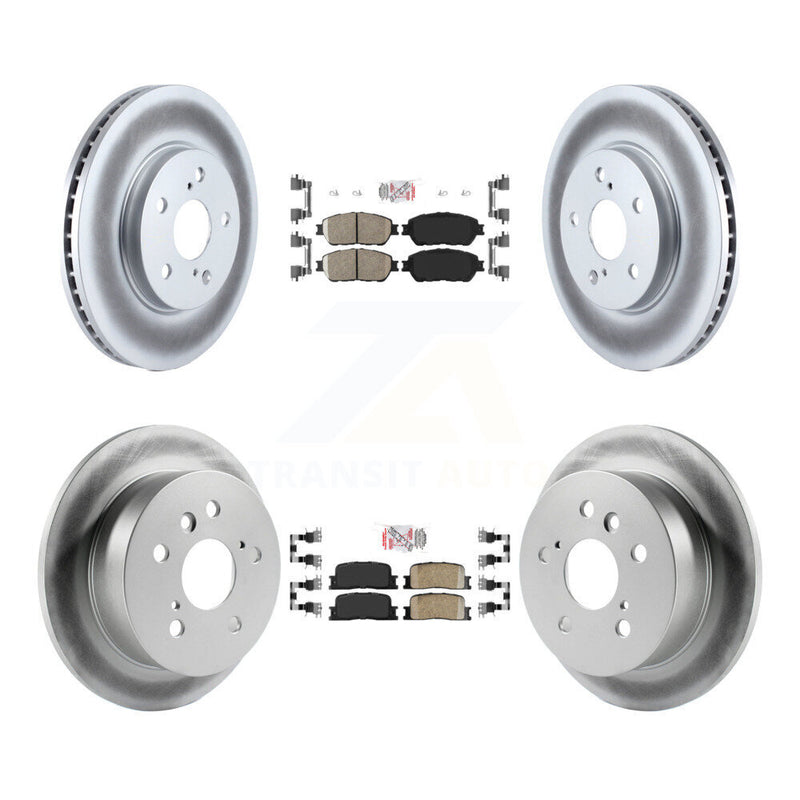 Transit Auto KGA-101281 Disc Brake Kit for 2002-2003 Lexus ES300 - Front and Rear