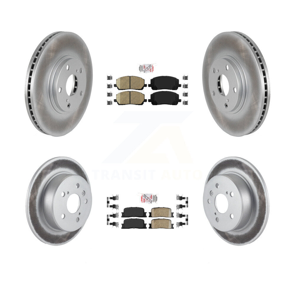 Transit Auto KGA-101288 Disc Brake Kit for 2001-2003 Toyota Highlander - Front and Rear