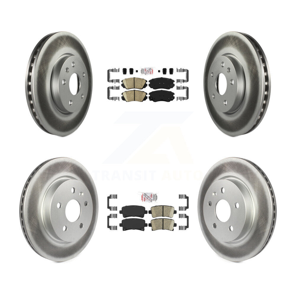 Transit Auto KGA-101311 Disc Brake Kit for 2010-2020 Chevrolet Malibu Limited, Chevrolet Impala and More - Front and Rear