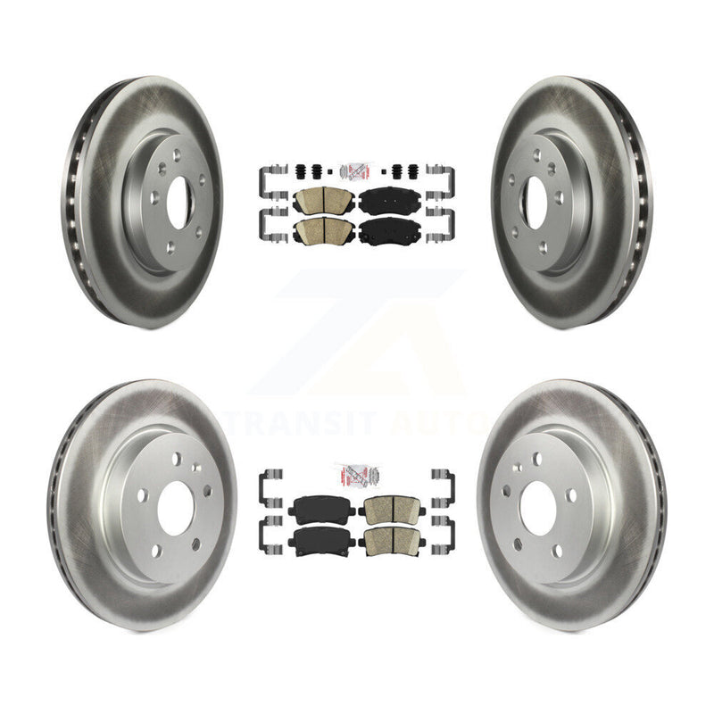 Transit Auto KGA-101311 Disc Brake Kit for 2010-2020 Chevrolet Malibu Limited, Chevrolet Impala and More - Front and Rear