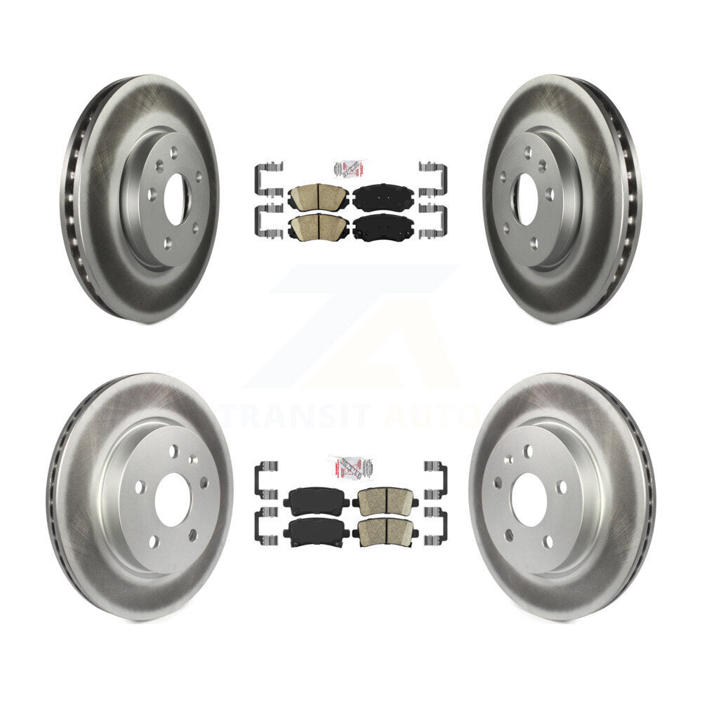 Transit Auto KGA-101312 Disc Brake Kit for 2010-2020 Chevrolet Malibu Limited, Chevrolet Impala and More - Front and Rear