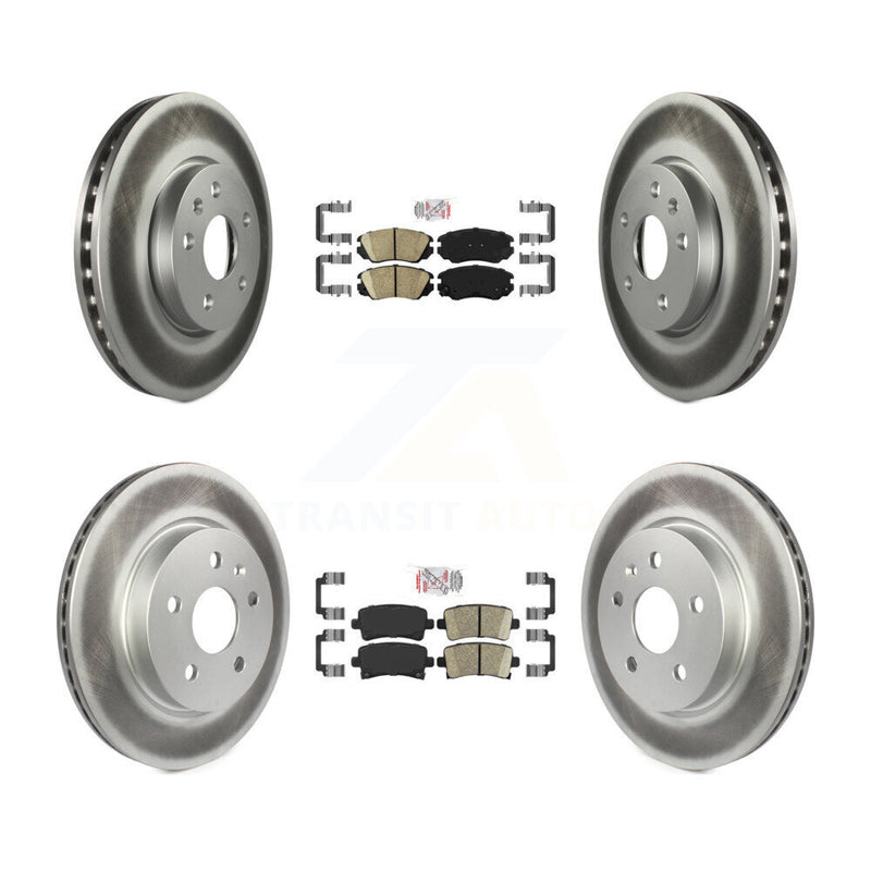 Transit Auto KGA-101312 Disc Brake Kit for 2010-2020 Chevrolet Malibu Limited, Chevrolet Impala and More - Front and Rear