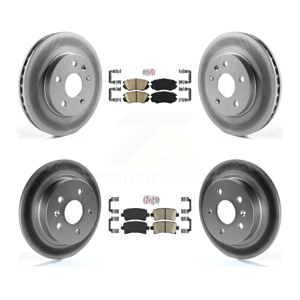 Transit Auto KGA-101313 Disc Brake Kit for 2013-2016 Chevrolet Malibu Limited, Chevrolet Malibu - Front and Rear
