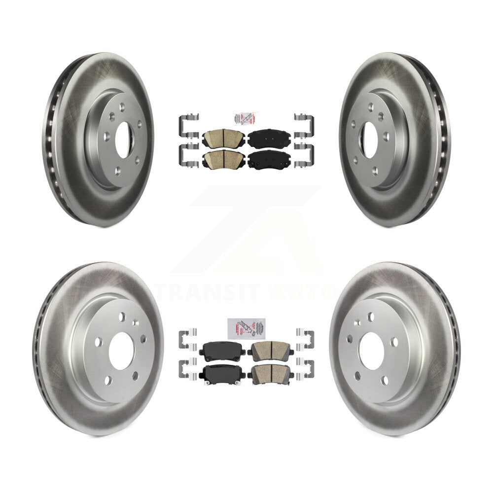 Transit Auto KGA-101314 Disc Brake Kit for 2010-2015 Chevrolet Malibu, Buick LaCrosse - Front and Rear