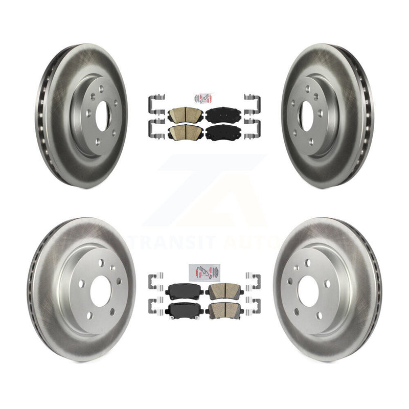 Transit Auto KGA-101314 Disc Brake Kit for 2010-2015 Chevrolet Malibu, Buick LaCrosse - Front and Rear